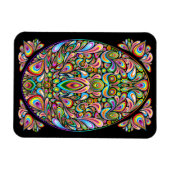 Paasei Psychedelisch Ontwerp Magneet (Horizontaal)