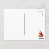 Paasei Rode draak Briefkaart (Achterkant)