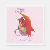 Paasei Rode draak Servet (Voorkant)