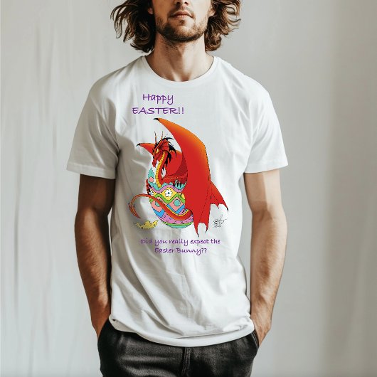 Paasei Rode draak T-shirt