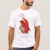Paasei Rode draak T-shirt (Voorkant)