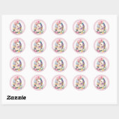 Paasei ronde sticker (Vel)