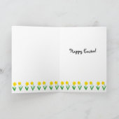 Paasei Rood Glad Haired Dachshund Feestdagen Kaart (Binnen)