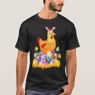 Paasei Schattig Kip Vogel Paaszondag T-shirt
