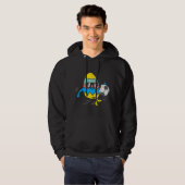 Paasei Spelen Voetbal Schattig Football Sport Mann Hoodie (Voorkant volledig)