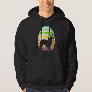Paasei stijl Borzoi Dog Easter Hoodie