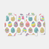 Paasei thema gunst dozen | gevelstijl bedankdoosjes (Uitgevouwen)