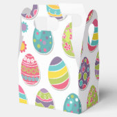 Paasei thema gunst dozen | gevelstijl bedankdoosjes (Geopend)