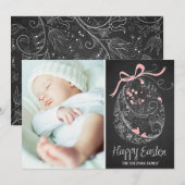 Paasei | van het bord De Gelukkige Kaart van de (Voorkant / Achterkant)