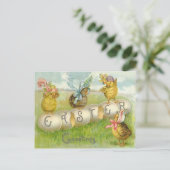 Paaseibakje Feestdagenkaart (Staand voorkant)