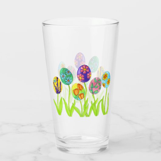 Paaseibloem Vakfeest Glas (Achterkant)