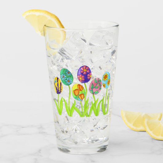 Paaseibloem Vakfeest Glas (Voorkant ijs)