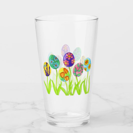 Paaseibloem Vakfeest Glas (Voorkant)