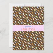 Paaseiboer Elegant Retro Banner Kaart (Achterkant)