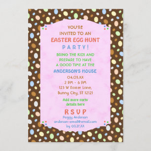 Paaseiboer Elegant Retro Banner Kaart