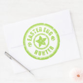 Paaseiboerstunt Ronde Sticker (Envelop)