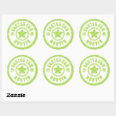 Paaseiboerstunt Ronde Sticker (Vel)
