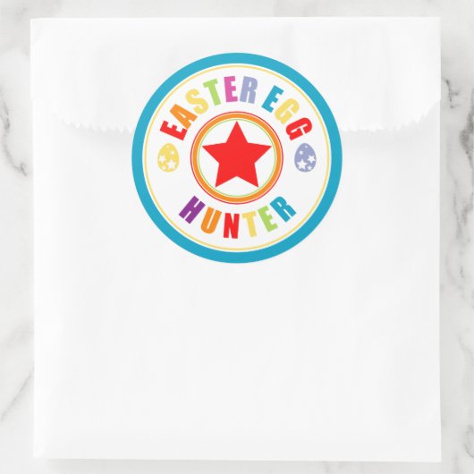 Paaseiboerstunt Ronde Sticker (Tas)