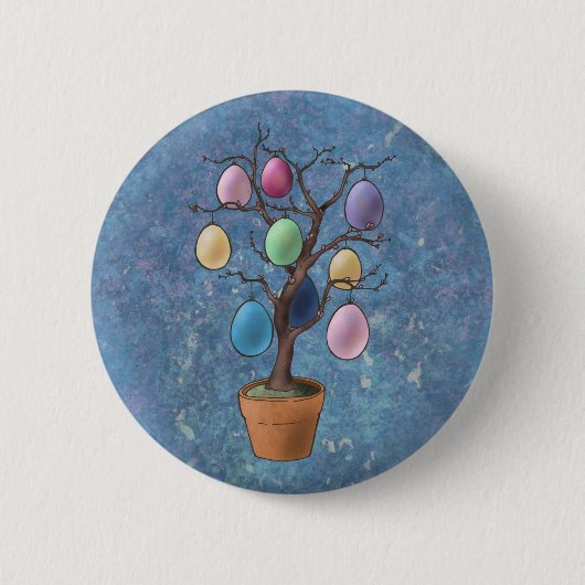 Paaseiboom Ronde Button 5,7 Cm (Voorkant)