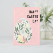 paaseibunny Holiday Kaart (Staand voorkant)