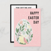 paaseibunny Holiday Kaart (Voorkant / Achterkant)