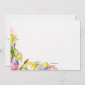 Paaseideurende partij kaart (Achterkant)