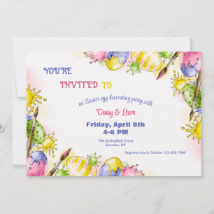 Paaseideurende partij kaart