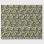 Paaseierboom met konijn cadeaupapier (Vlak)