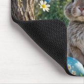 Paaseierboom met konijn muismat (Hoek)