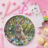 Paaseierboom met konijn papieren bordje (Feest)