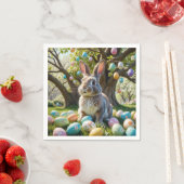 Paaseierboom met konijn servet (Insitu)