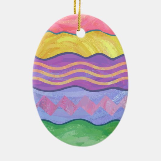 Paaseieren 1 keramisch ornament (Achterkant)
