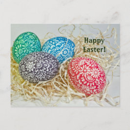 Paaseieren 2 Pasen Briefkaart