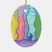 Paaseieren 3 keramisch ornament (Voorkant)