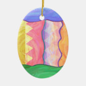 Paaseieren 4 keramisch ornament (Voorkant)