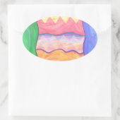 Paaseieren 4 Stickers (Tas)