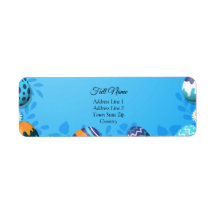 Paaseieren Adresetiketten