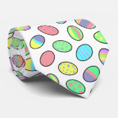 Paaseieren afdrukken stropdas (Opgerold)