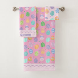 paaseieren bad handdoek