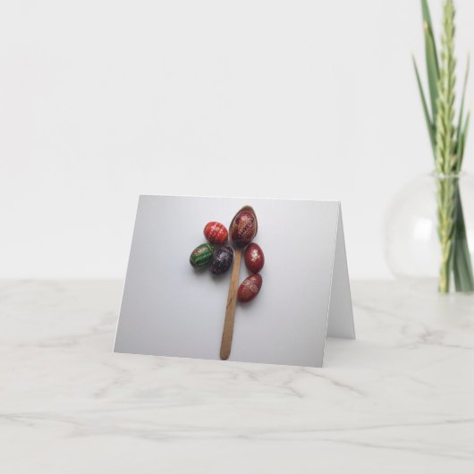 Paaseieren Bedankkaart (Voorkant)