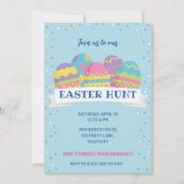 Paaseieren - BEDRAG - INVITATIE Aankondiging (Voorkant)