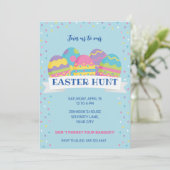 Paaseieren - BEDRAG - INVITATIE Aankondiging (Staand voorkant)