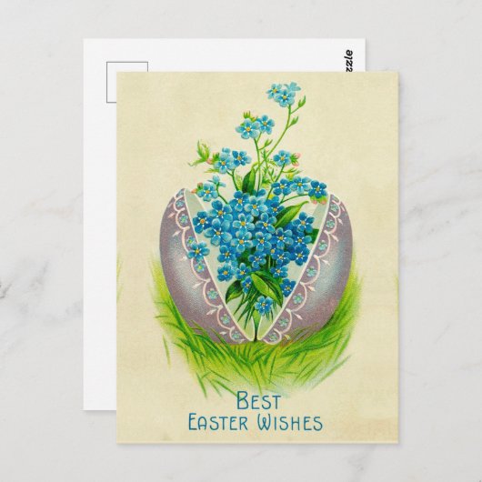  paaseieren Beste paaswensen begroeten Briefkaart (Voorkant / Achterkant)