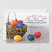 Paaseieren bij paasmakerij kaart (Voorkant)