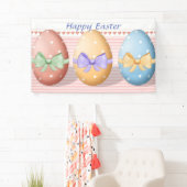 Paaseieren binnenshuis decorteren spandoek (Insitu)