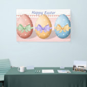 Paaseieren binnenshuis decorteren spandoek (Beurs)