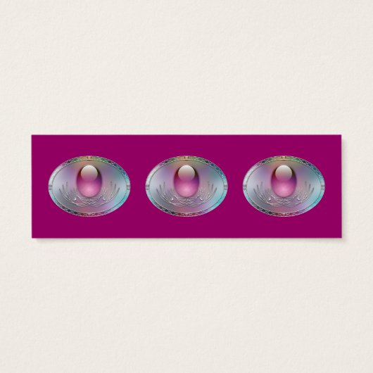 Paaseieren Bladwijzer Mini Visitekaartjes (Achterkant)