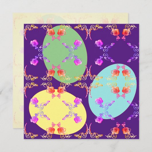 Paaseieren Blanco Kaart (Voorkant / Achterkant)