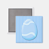 Paaseieren (blauw) Magnet (Voorkant / Achterkant)