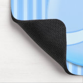 Paaseieren (blauw) Mousepad Muismat (Hoek)